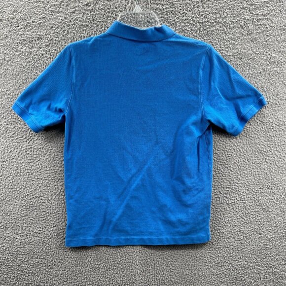 Vineyard Vines Boys Polo Shirt Extra Large 18 Blue Pique Pullover Short‎ Sleeve - Picture 2 of 9